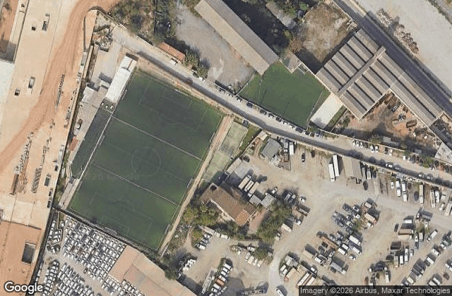 Satellite view of Padel 7 Sant Andreu