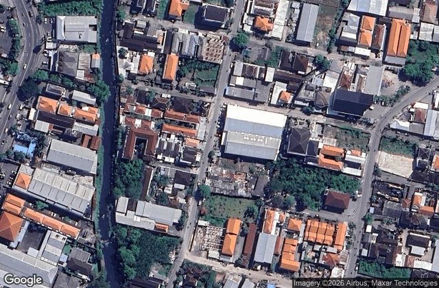 Satellite view of City Padel Bali