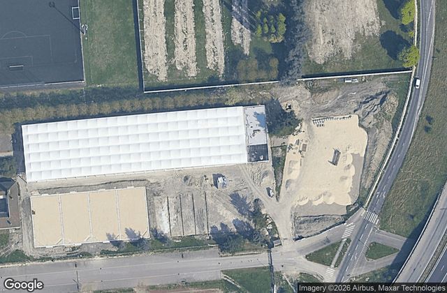 Satellite view of 4PADEL Marville - La Courneuve