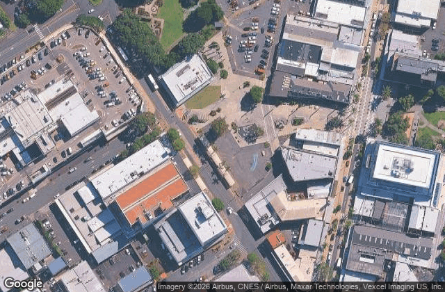 Satellite view of Pacific Padel Takapuna