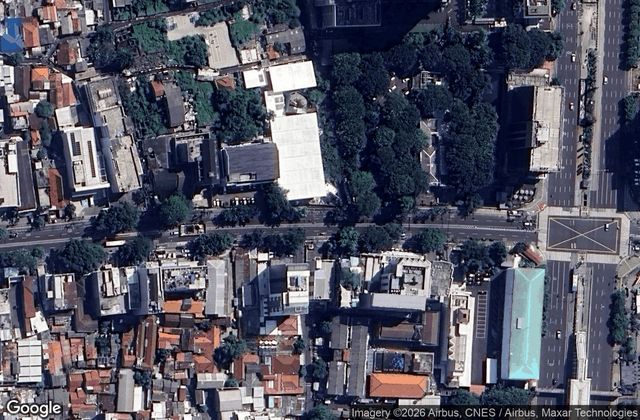 Satellite view of Social Padel House Menteng