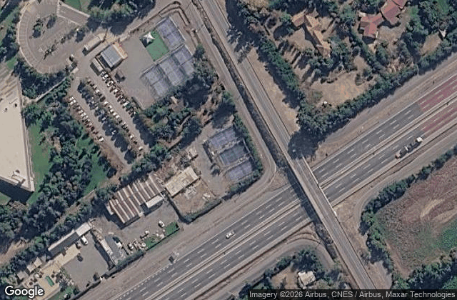Satellite view of OLIVETO PADEL CLUB