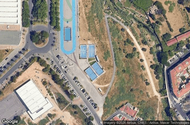 Satellite view of Campos de Padel das Colinas do Cruzeiro