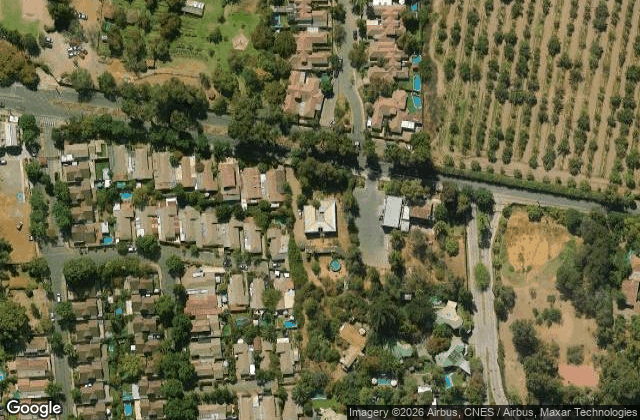 Satellite view of Quebrada Padel Club