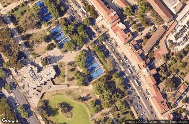 Satellite view of Padel Campo Grande