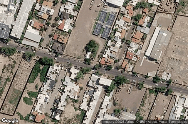 Satellite view of Arena Padel Mendoza