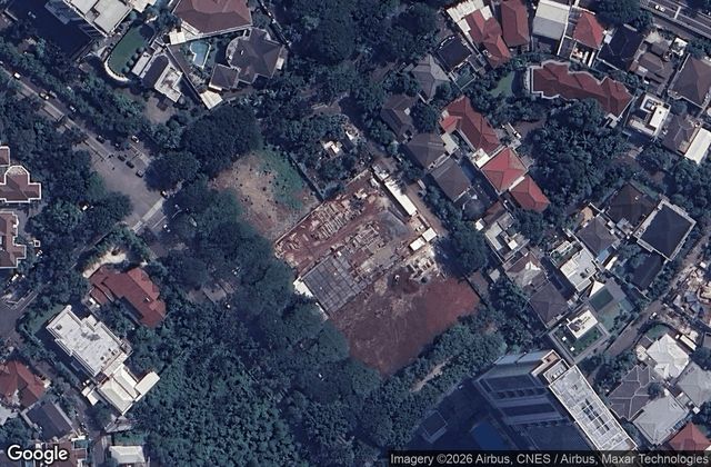 Satellite view of Viva Padel & Sports Club Permata Hijau