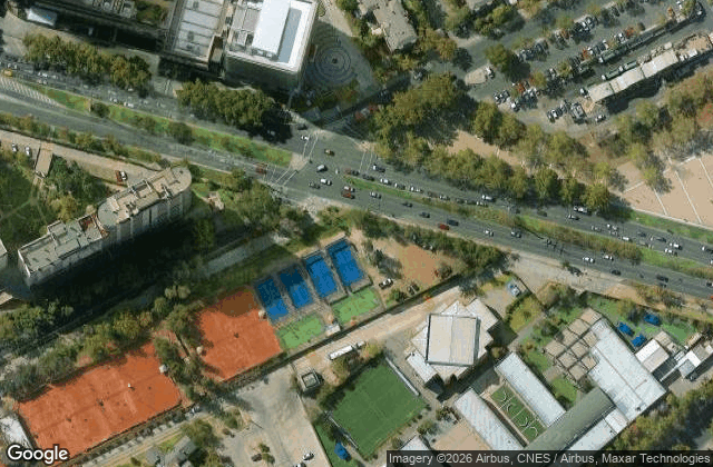 Satellite view of Padel Cerro Colorado