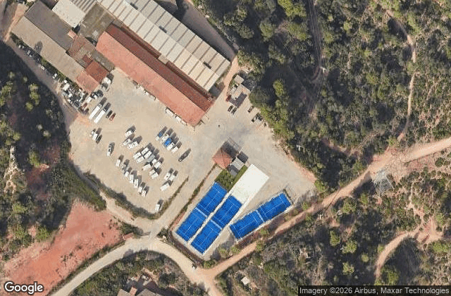 Satellite view of Papiol Padel Club