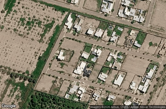 Satellite view of padel arena maipu