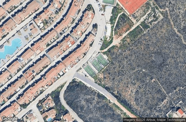 Satellite view of Club Padel Costa Blanca Norte