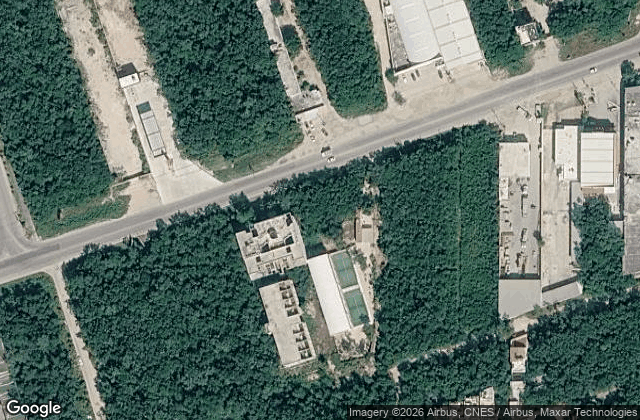Satellite view of Jungle Padel Tulum