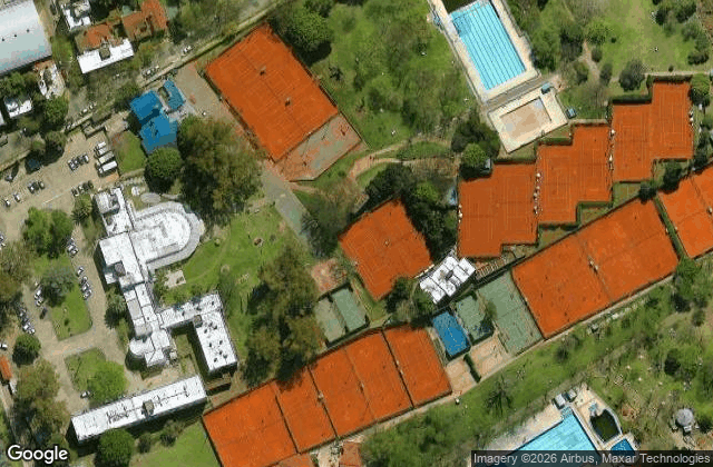 Satellite view of Araoz Fútbol y Padel Olivos