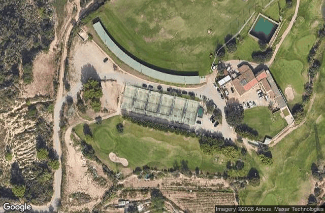 Satellite view of Can Cuyas Golf P&P i Padel