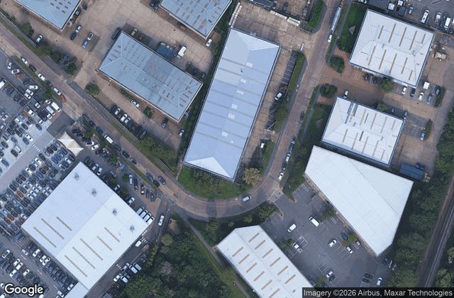 Satellite view of PADELHUB Epsom