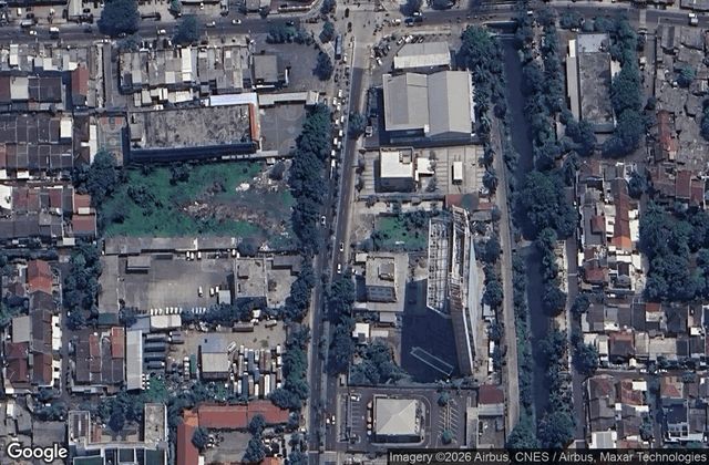 Satellite view of Monarch Padel Court Raden Inten