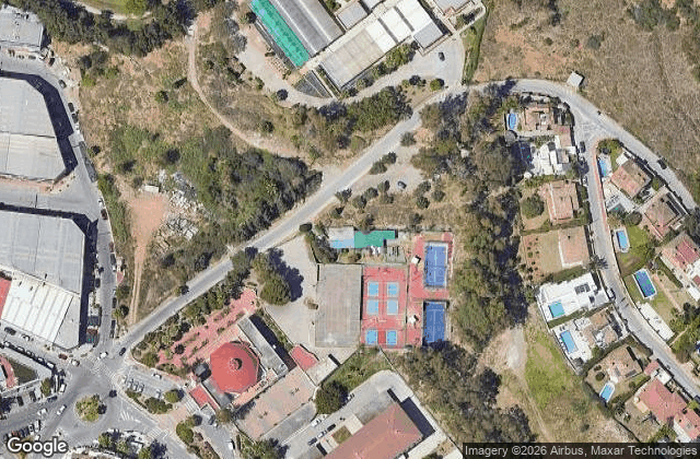 Satellite view of Tennis and Padel Academy Brian Cuypers