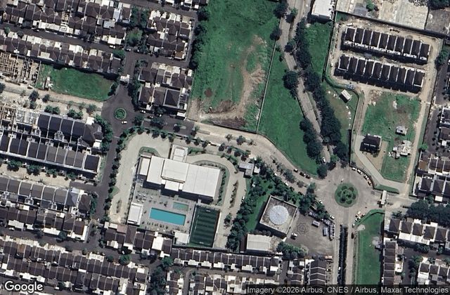 Satellite view of Cherryfield Padel Club