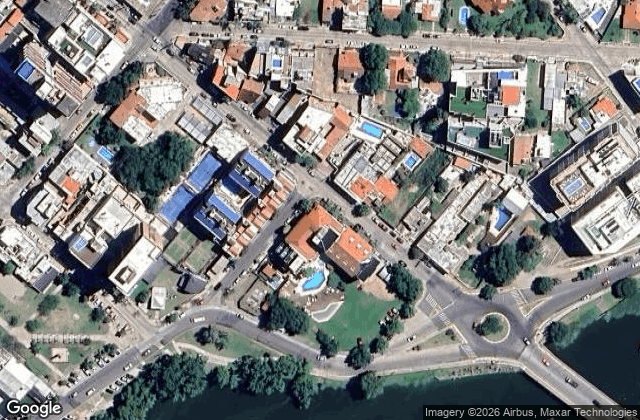 Satellite view of Lake Padel