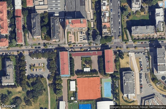 Satellite view of Spector Padel House - Milano Barona