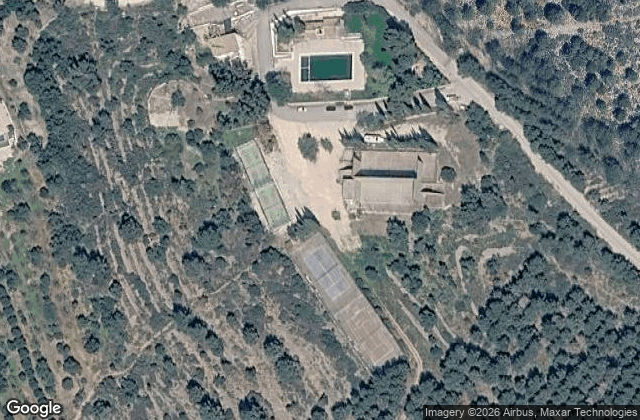 Satellite view of Padel Tenis El Collao