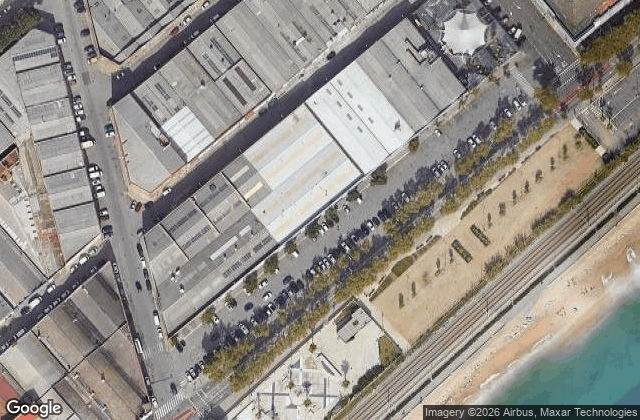 Satellite view of PADEL INDOOR BADALONA