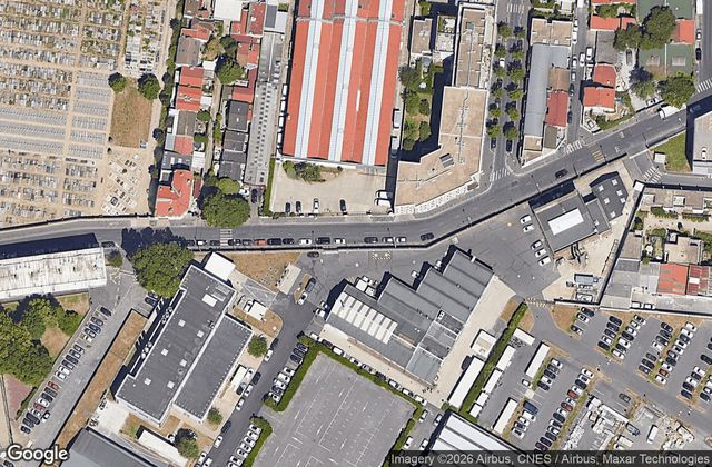 Satellite view of 4PADEL Saint-Ouen