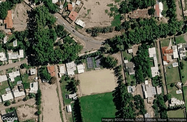 Satellite view of Mendoza padel club