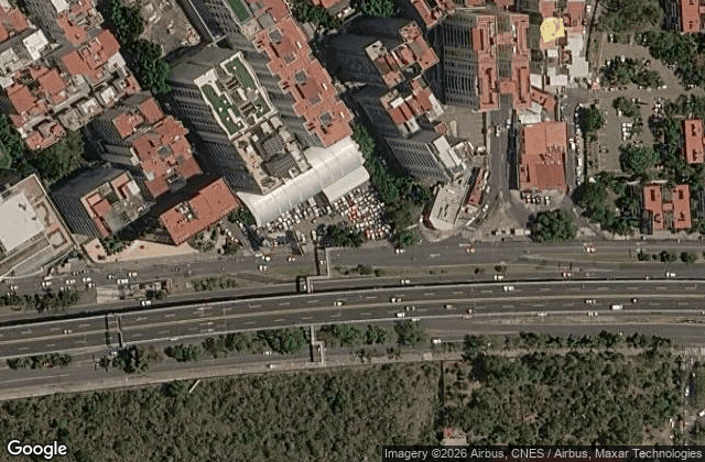 Satellite view of Padel District Pedregal