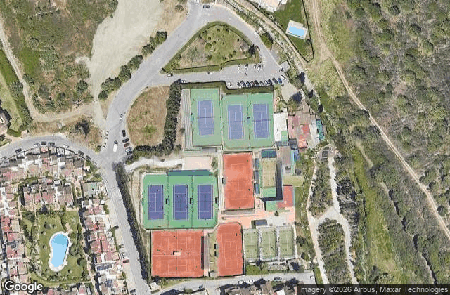 Satellite view of Club De Tenis Y Padel Bel Air