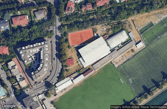 Satellite view of Tennis e Padel Trezzano sul Naviglio