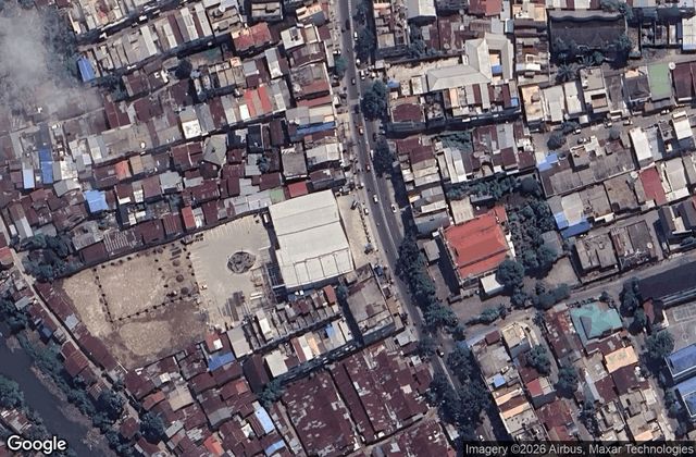 Satellite view of Kin Urban Ground Signature Padel Medan - Yos Sudarso