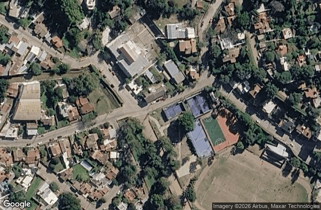 Satellite view of Más que Padel - Sede Río Ceballos