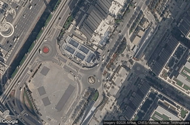 Satellite view of Padel Pro One Central