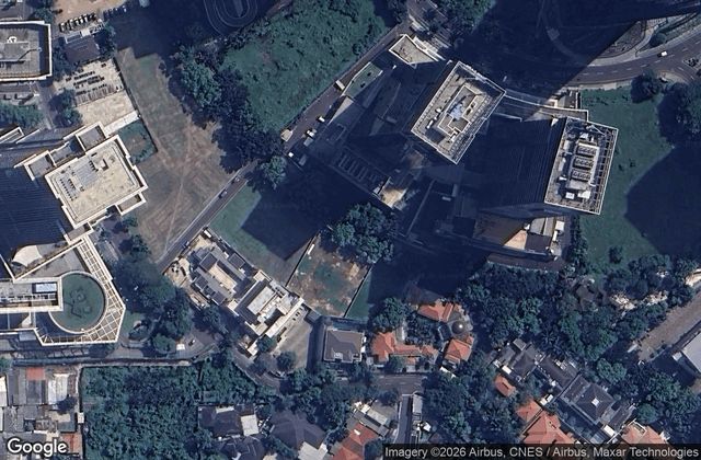 Satellite view of Jungle Padel Mega Kuningan