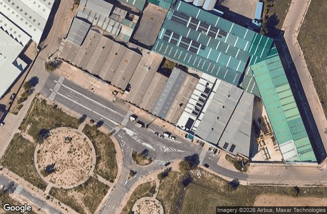 Satellite view of CLUB DE PADEL- ESCUELA- TORNEOS - POZOS - LA PECERA PADEL CLUB