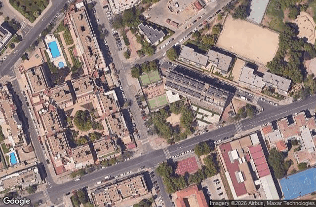 Satellite view of Tach padel