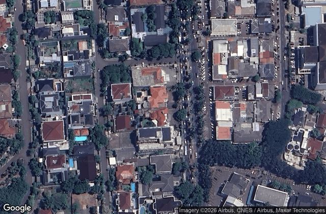 Satellite view of South Padel - Pondok Indah
