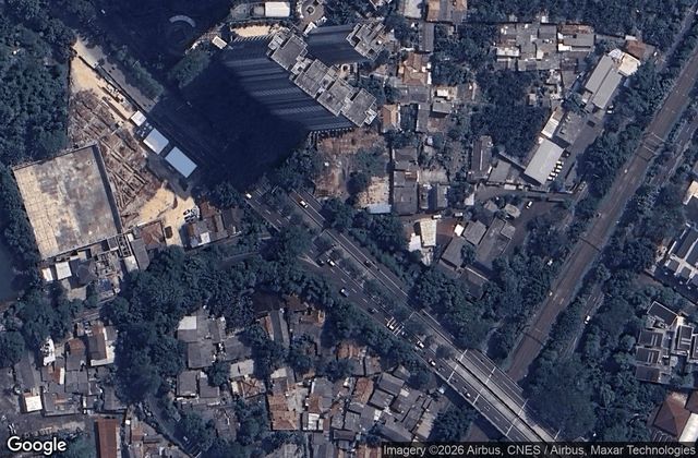 Satellite view of Permata Hijau Padel