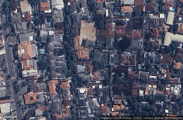 Satellite view of AKC padel Kemang