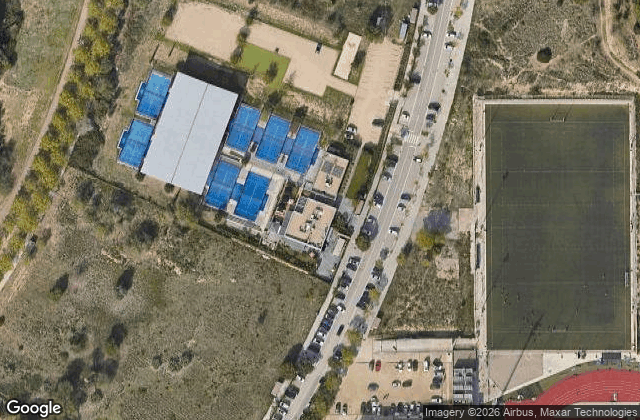 Satellite view of Augusta Padel St. Cugat