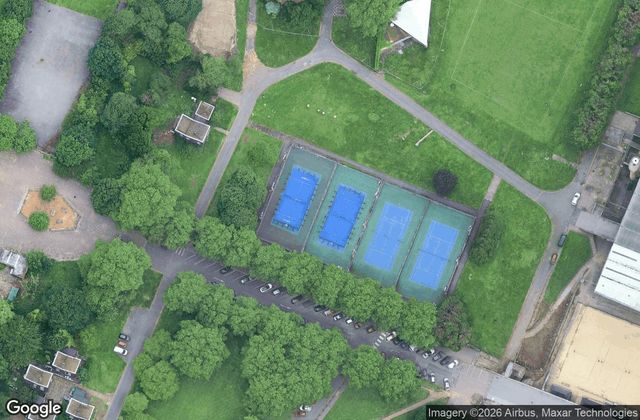 Satellite view of Crystal Palace Padel Courts