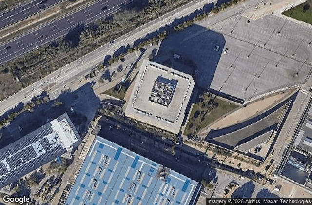 Satellite view of Bela Padel Center Barcelona