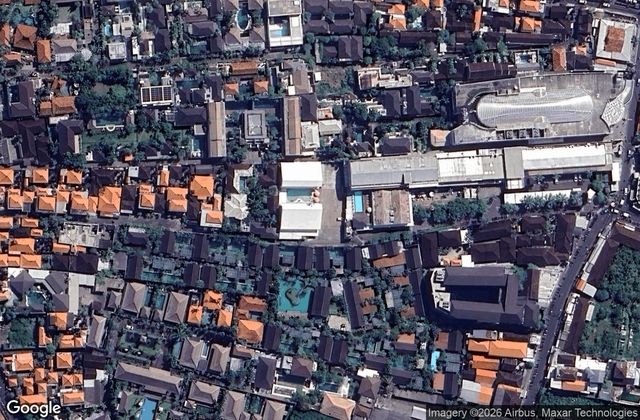 Satellite view of Liga.Tennis Padel Seminyak