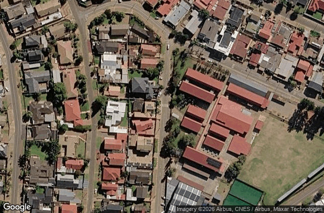 Satellite view of Alpha Padel Club Lenasia