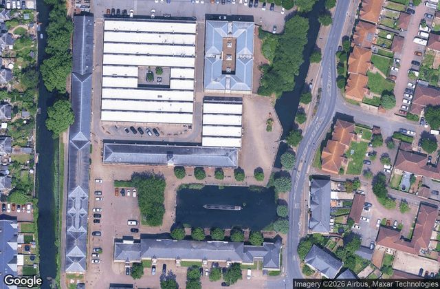 Satellite view of Padel Tree Harlow