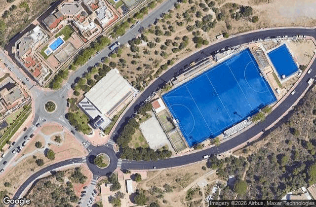 Satellite view of Escuela de Padel David Alcantara,