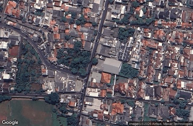Satellite view of MANA Padel Club Cirendeu