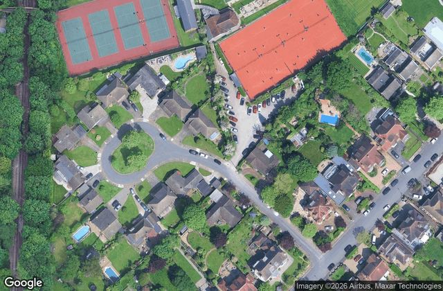Satellite view of Sundridge Park Tennis, Squash & Padel Club