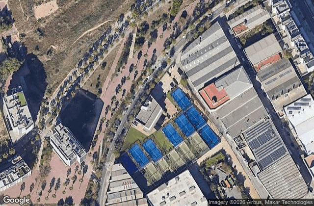 Satellite view of Aurial Padel Cornellà